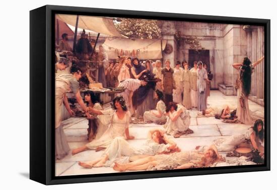 The Women of Amphissa-Sir Lawrence Alma-Tadema-Framed Stretched Canvas