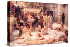 The Women of Amphissa-Sir Lawrence Alma-Tadema-Stretched Canvas