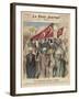 The Women of Cairo Demonstrate Their Rights-Andre Galland-Framed Art Print