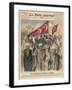 The Women of Cairo Demonstrate Their Rights-Andre Galland-Framed Art Print