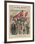 The Women of Cairo Demonstrate Their Rights-Andre Galland-Framed Art Print