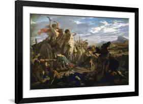 The Women of Gaul, C1827-1893-Auguste Barthelemy Glaize-Framed Giclee Print