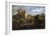 The Women of Gaul, C1827-1893-Auguste Barthelemy Glaize-Framed Premium Giclee Print