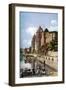 The Women of Josselin Doing their Laundry, Brittany, France, C1924-null-Framed Giclee Print