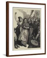 The Women of Paris-Sir James Dromgole Linton-Framed Giclee Print