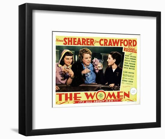 The Women, Paulette Goddard, Mary Boland, Norma Shearer, 1939-null-Framed Art Print