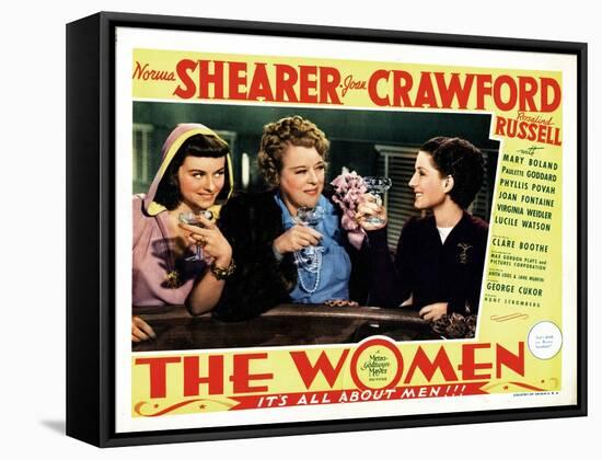 The Women, Paulette Goddard, Mary Boland, Norma Shearer, 1939-null-Framed Stretched Canvas