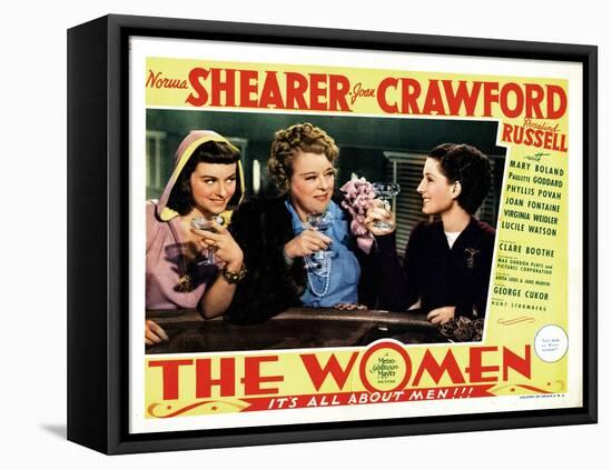 The Women, Paulette Goddard, Mary Boland, Norma Shearer, 1939-null-Framed Stretched Canvas