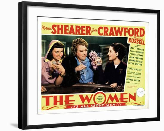 The Women, Paulette Goddard, Mary Boland, Norma Shearer, 1939-null-Framed Art Print