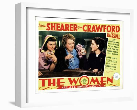 The Women, Paulette Goddard, Mary Boland, Norma Shearer, 1939-null-Framed Art Print