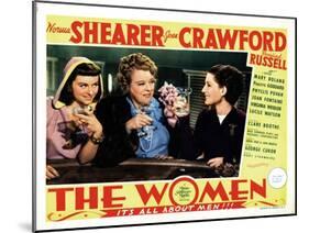 The Women, Paulette Goddard, Mary Boland, Norma Shearer, 1939-null-Mounted Art Print