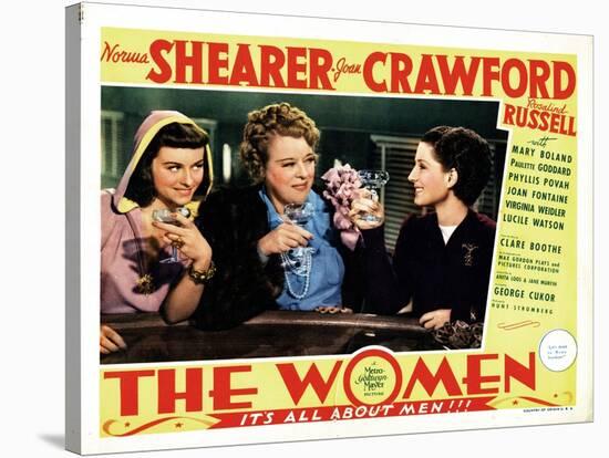 The Women, Paulette Goddard, Mary Boland, Norma Shearer, 1939-null-Stretched Canvas