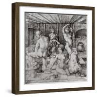 The Women's Bath, 1496-Albrecht Dürer-Framed Giclee Print