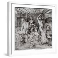 The Women's Bath, 1496-Albrecht Dürer-Framed Giclee Print