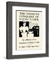 The Women's Conquest of New-York by a Member of the Committee of Safety of 1908-Edward Penfield-Framed Art Print