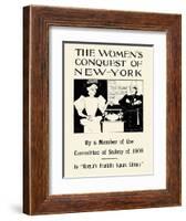 The Women's Conquest of New-York by a Member of the Committee of Safety of 1908-Edward Penfield-Framed Art Print