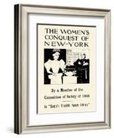 The Women's Conquest of New-York by a Member of the Committee of Safety of 1908-Edward Penfield-Framed Art Print