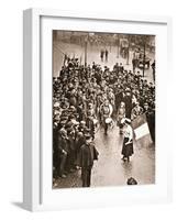 The Women's Social and Political Union Fife and Drum Band Out for the First Time, 13th May 1909-null-Framed Photographic Print