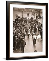 The Women's Social and Political Union Fife and Drum Band Out for the First Time, 13th May 1909-null-Framed Photographic Print