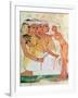 The Women's Toilet, from the Tomb of Nakht, New Kingdom, circa 1400 BC (Wall Painting)-null-Framed Giclee Print