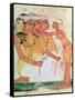 The Women's Toilet, from the Tomb of Nakht, New Kingdom, circa 1400 BC (Wall Painting)-null-Framed Stretched Canvas