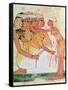 The Women's Toilet, from the Tomb of Nakht, New Kingdom, circa 1400 BC (Wall Painting)-null-Framed Stretched Canvas