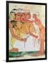 The Women's Toilet, from the Tomb of Nakht, New Kingdom, circa 1400 BC (Wall Painting)-null-Framed Giclee Print