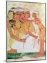 The Women's Toilet, from the Tomb of Nakht, New Kingdom, circa 1400 BC (Wall Painting)-null-Mounted Giclee Print