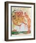 The Women's Toilet, from the Tomb of Nakht, New Kingdom, circa 1400 BC (Wall Painting)-null-Framed Giclee Print