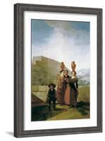 The Women Water Carriers-Francisco de Goya-Framed Art Print