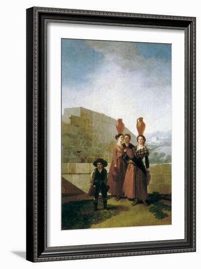 The Women Water Carriers-Francisco de Goya-Framed Art Print