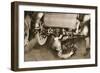 The Women-Workers of the Present- and Future: a Mechanic Repairing a Motor-Car-null-Framed Photographic Print