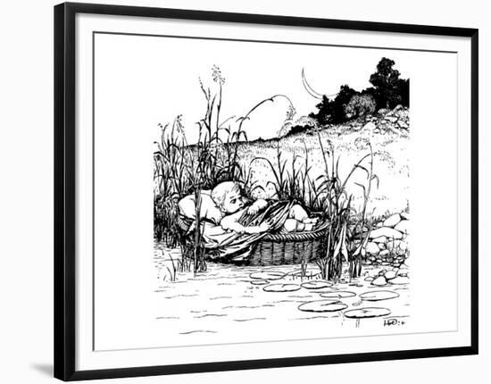 The Wonder Clock-Howard Pyle-Framed Premium Giclee Print