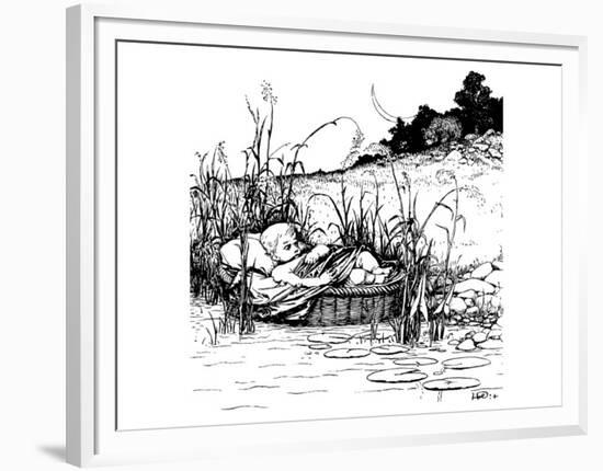 The Wonder Clock-Howard Pyle-Framed Premium Giclee Print