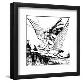 The Wonder Clock-Howard Pyle-Framed Premium Giclee Print