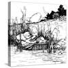 The Wonder Clock-Howard Pyle-Stretched Canvas