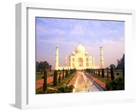 The Wonder of Taj Mahal, Agra, India-Bill Bachmann-Framed Premium Photographic Print