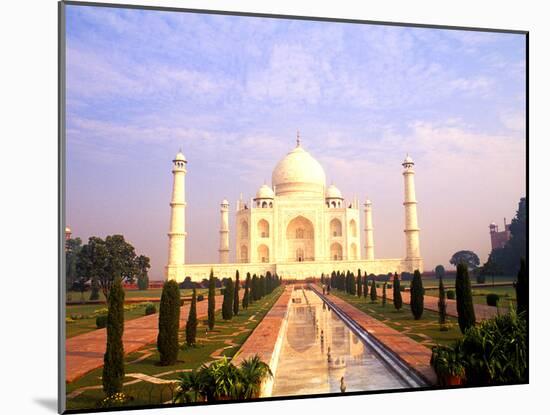 The Wonder of Taj Mahal, Agra, India-Bill Bachmann-Mounted Premium Photographic Print