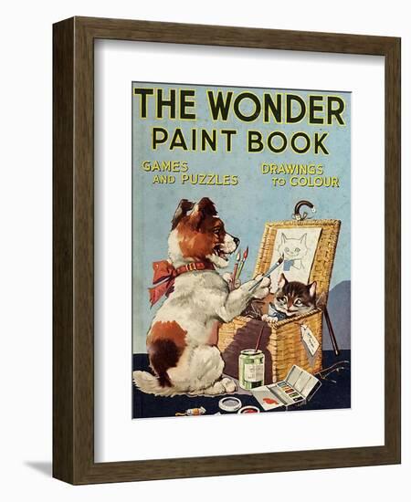 The Wonder Paint Book, UK-null-Framed Giclee Print