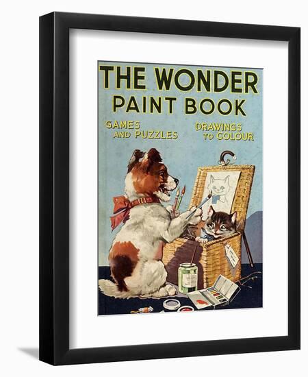 The Wonder Paint Book, UK-null-Framed Giclee Print