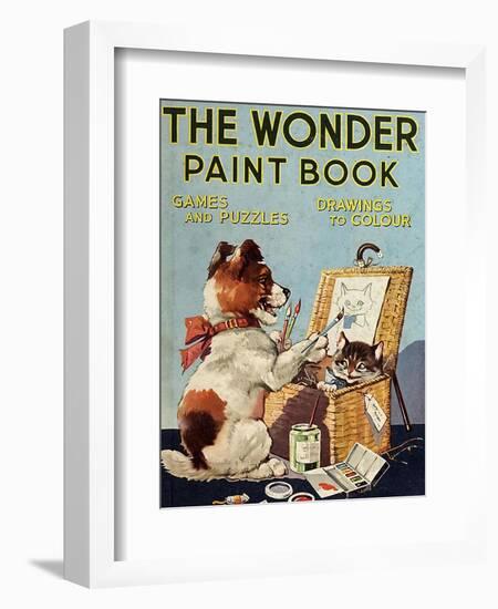 The Wonder Paint Book, UK-null-Framed Giclee Print