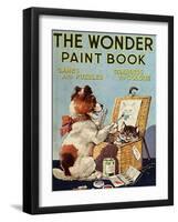 The Wonder Paint Book, UK-null-Framed Premium Giclee Print