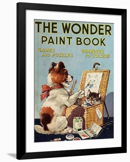 The Wonder Paint Book, UK-null-Framed Giclee Print