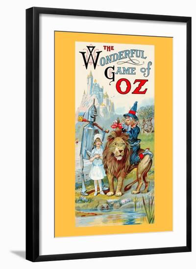 The Wonderful Game of Oz-John R. Neill-Framed Art Print