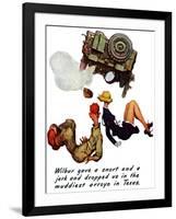 "The Wonderful Life of Wilbur the Jeep" B, January 29,1944-Norman Rockwell-Framed Giclee Print