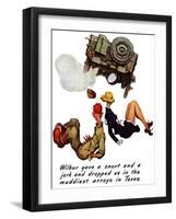 "The Wonderful Life of Wilbur the Jeep" B, January 29,1944-Norman Rockwell-Framed Giclee Print