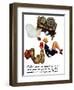 "The Wonderful Life of Wilbur the Jeep" B, January 29,1944-Norman Rockwell-Framed Giclee Print