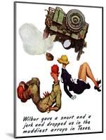 "The Wonderful Life of Wilbur the Jeep" B, January 29,1944-Norman Rockwell-Mounted Giclee Print