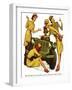 "The Wonderful Life of Wilbur the Jeep" B-Norman Rockwell-Framed Giclee Print