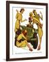 "The Wonderful Life of Wilbur the Jeep" B-Norman Rockwell-Framed Giclee Print